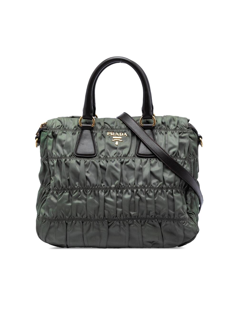 Prada Tessuto Gaufre Satchel Pre-Loved #276622P68B